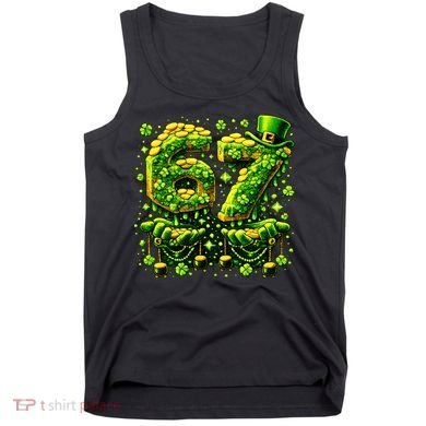 Six Seven Meme 67 St Patricks Day 6-7 Irish Clover Tank Top