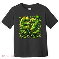 Six Seven Meme 67 St Patricks Day 6-7 Irish Clover Toddler T-Shirt thumb 0