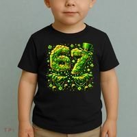 Six Seven Meme 67 St Patricks Day 6-7 Irish Clover Toddler T-Shirt thumb 2