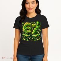 Six Seven Meme 67 St Patricks Day 6-7 Irish Clover Women's T-Shirt thumb 4