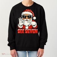 Six Seven Meme Christmas Cool Santa Saying 6-7 Women's Sweatshirt thumb 0