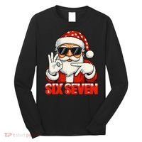 Six Seven Meme Christmas Cool Santa Saying 6-7 Long Sleeve Shirt thumb 0