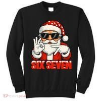 Six Seven Meme Christmas Cool Santa Saying 6-7 Sweatshirt thumb 0