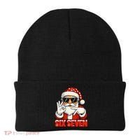 Six Seven Meme Christmas Cool Santa Saying 6-7 Beanie thumb 0