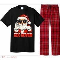 Six Seven Meme Christmas Cool Santa Saying 6-7 Pajama Set thumb 0