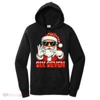 Six Seven Meme Christmas Cool Santa Saying 6-7 Women's Hoodie thumb 0