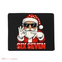 Six Seven Meme Christmas Cool Santa Saying 6-7 Mousepad thumb 0