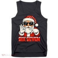 Six Seven Meme Christmas Cool Santa Saying 6-7 Tank Top thumb 0