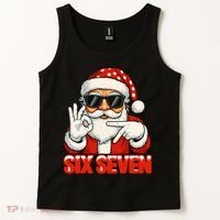 Six Seven Meme Christmas Cool Santa Saying 6-7 Tank Top thumb 2