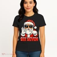 Six Seven Meme Christmas Cool Santa Saying 6-7 Women's T-Shirt thumb 4