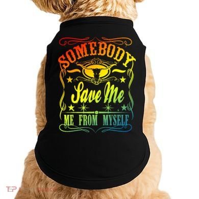 Somebody Save Me From Myself Country Doggie Tank