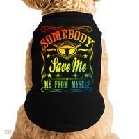 Somebody Save Me From Myself Country Doggie Tank thumb 0