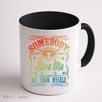 Somebody Save Me From Myself Country Coffee Mug thumb 1