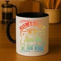 Somebody Save Me From Myself Country Coffee Mug thumb 4