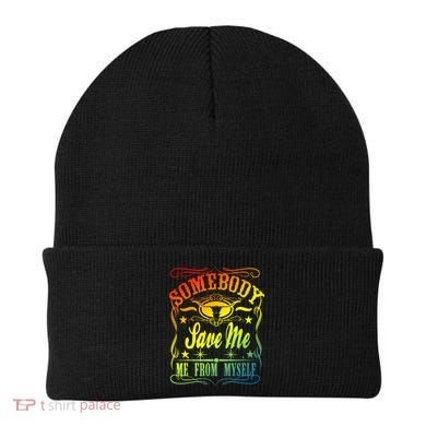 Somebody Save Me From Myself Country Beanie