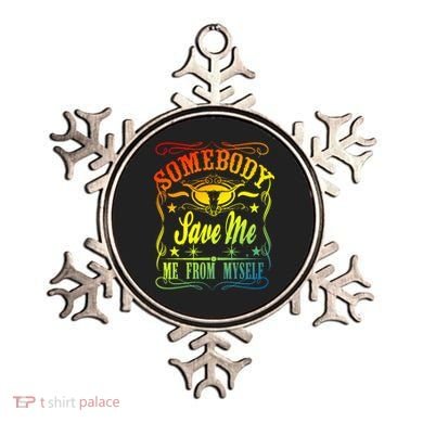 Somebody Save Me From Myself Country Ornament