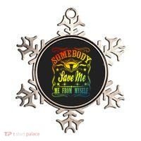 Somebody Save Me From Myself Country Ornament thumb 0