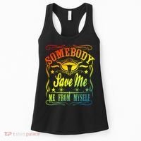 Somebody Save Me From Myself Country Women's Tank Top thumb 0