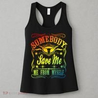 Somebody Save Me From Myself Country Women's Tank Top thumb 3