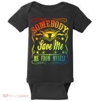 Somebody Save Me From Myself Country Baby Bodysuit thumb 0