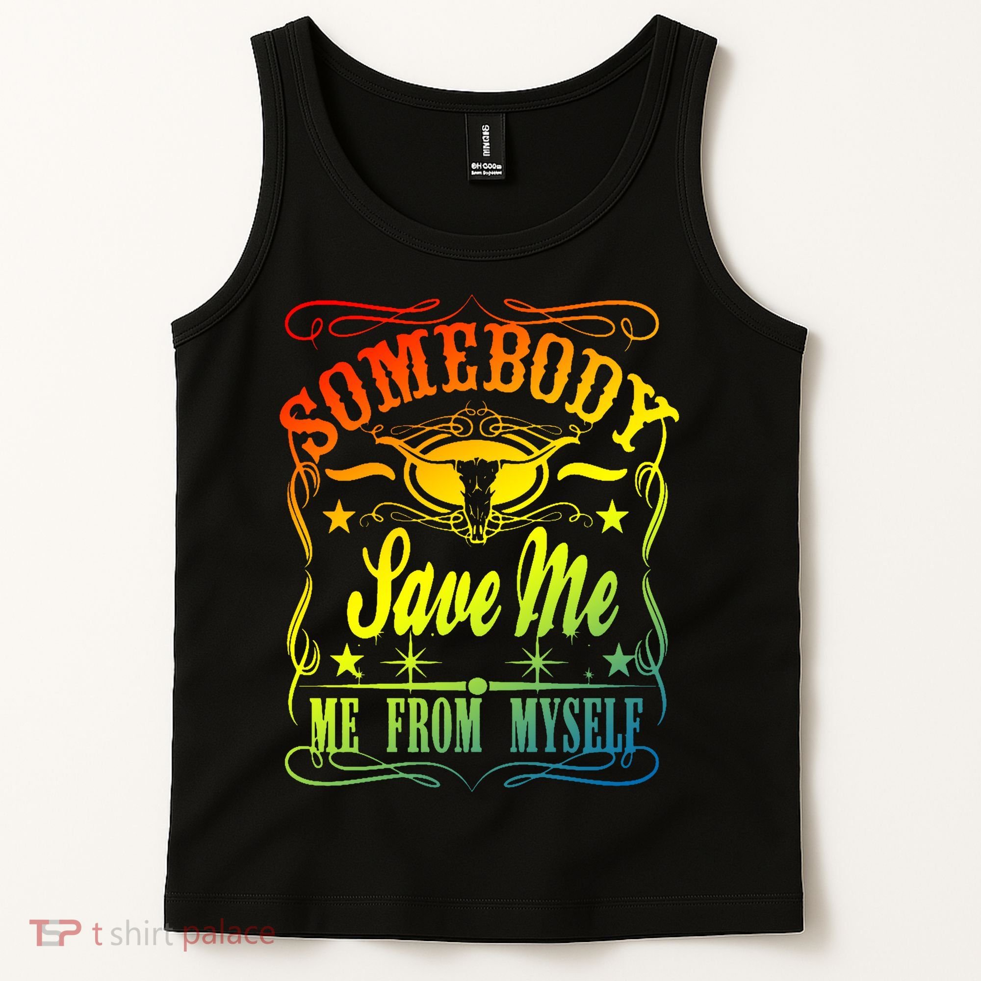 Somebody Save Me From Myself Country Tank Top