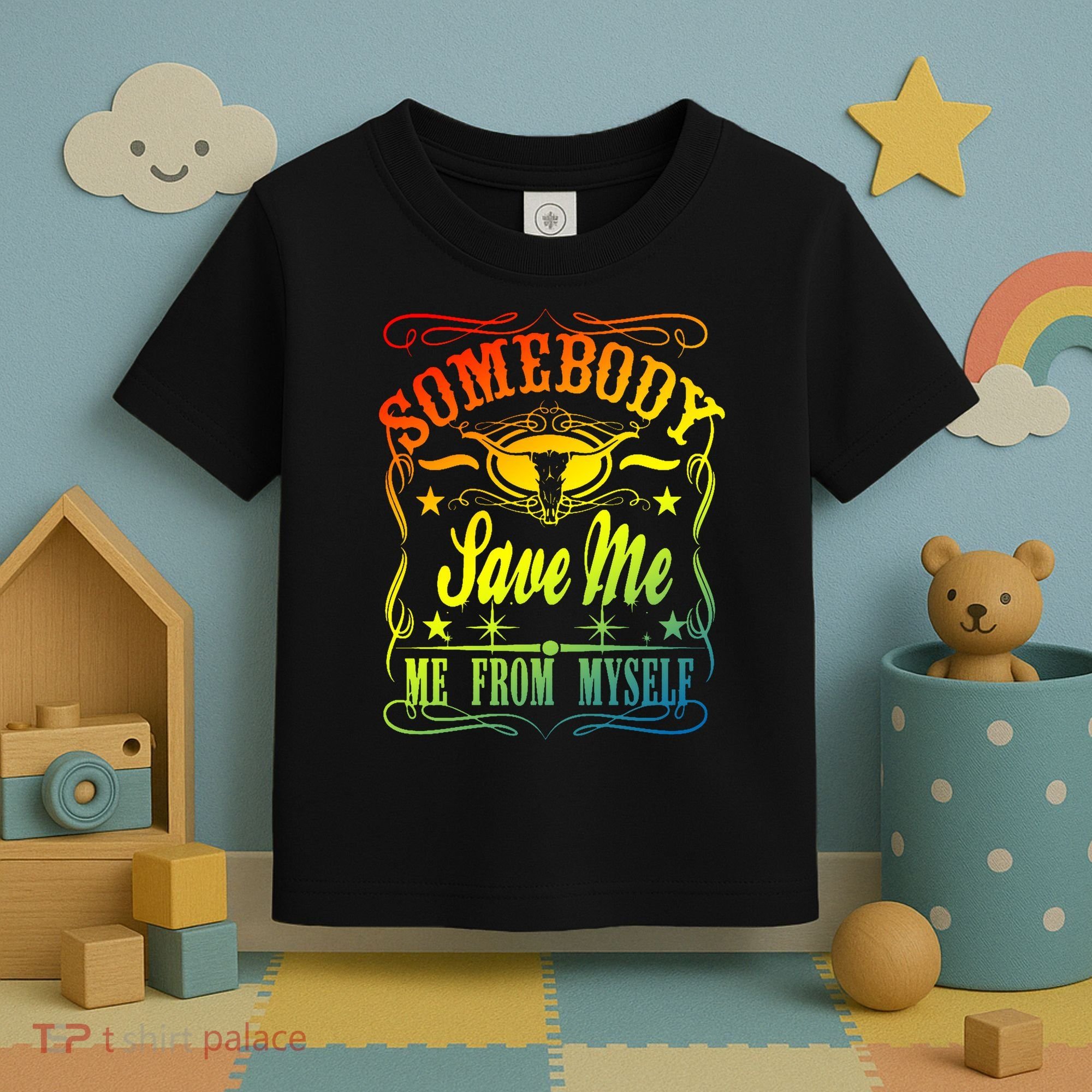 Somebody Save Me From Myself Country Toddler T-Shirt