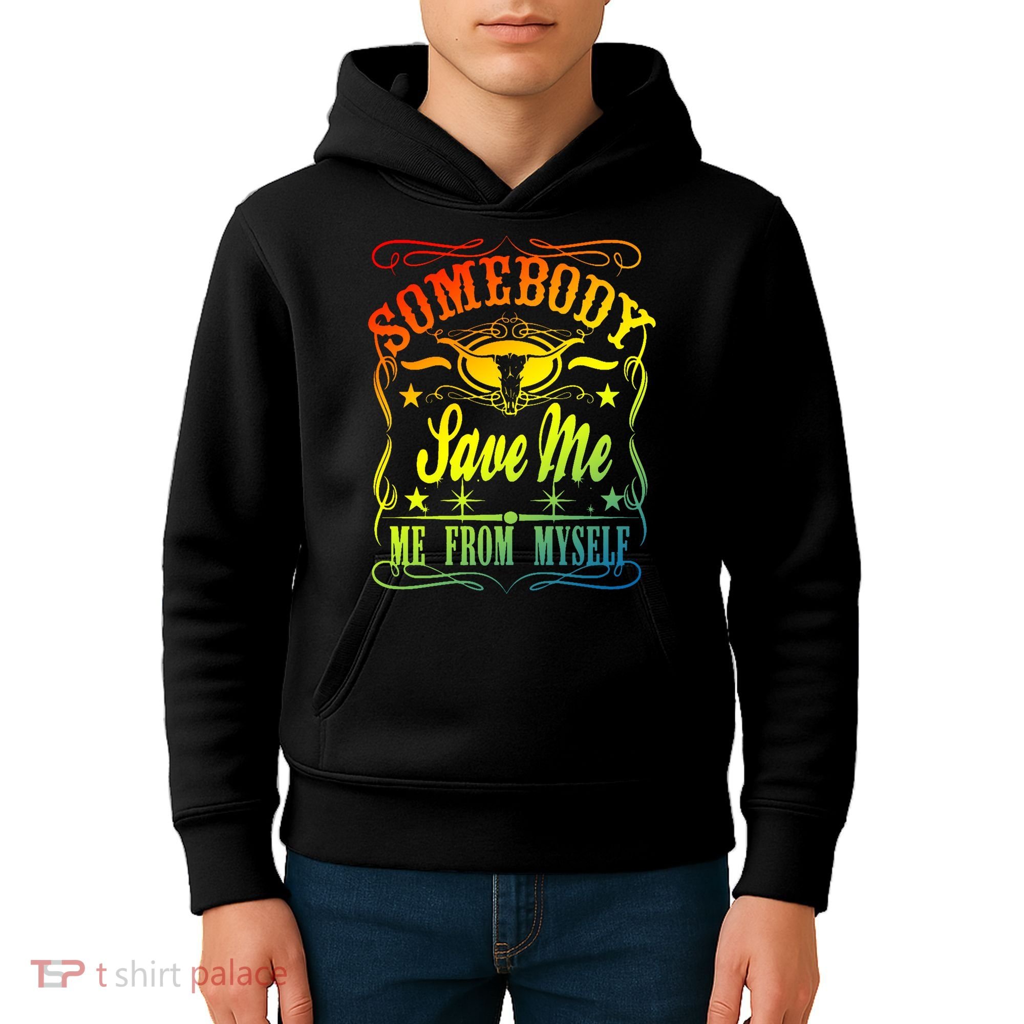 Somebody Save Me From Myself Country Kids Hoodie