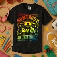 Somebody Save Me From Myself Country Kids T-Shirt thumb 3