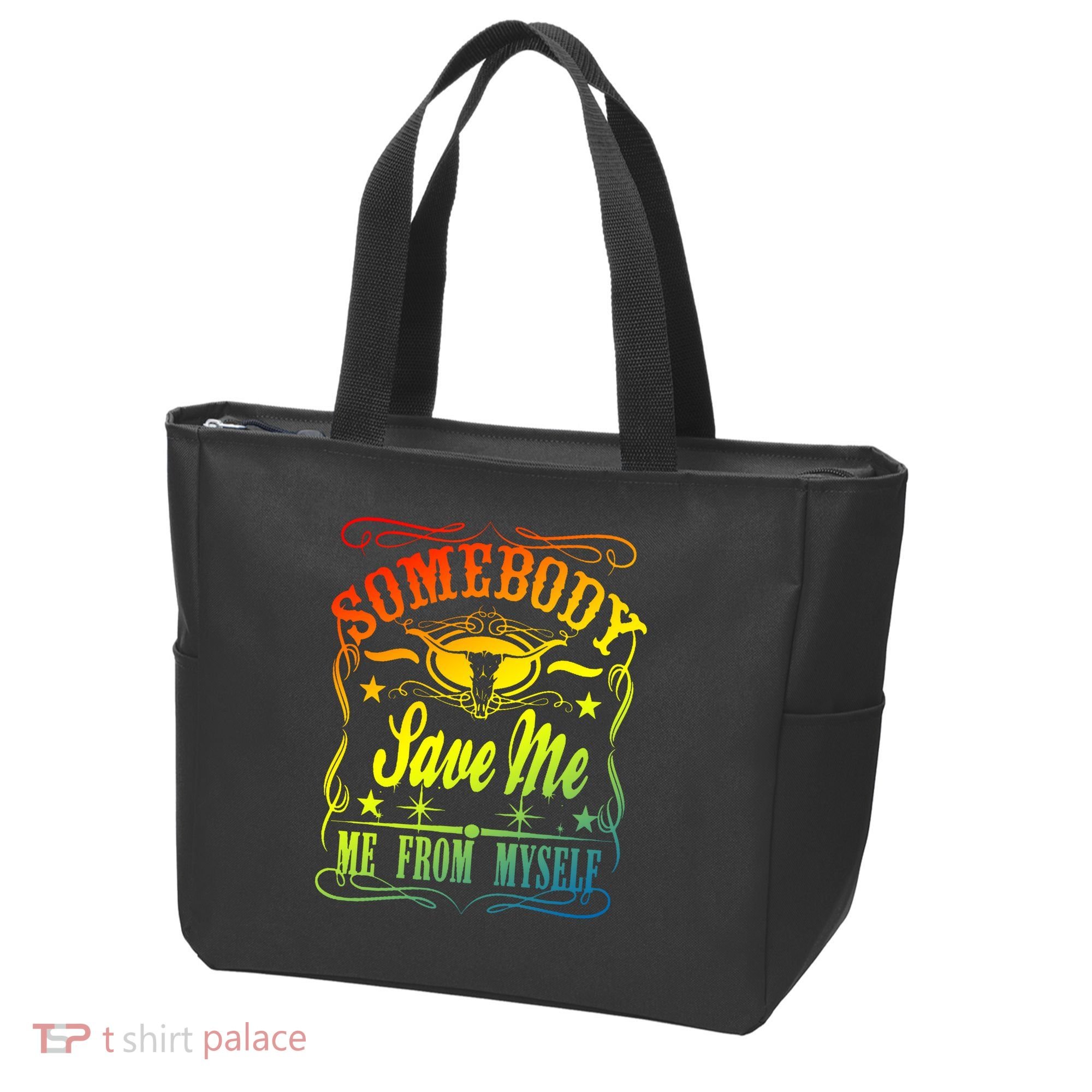 Somebody Save Me From Myself Country Tote Bag