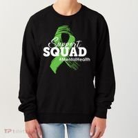 Support Squad Mental Health Awareness Ribbon Women's Sweatshirt thumb 0