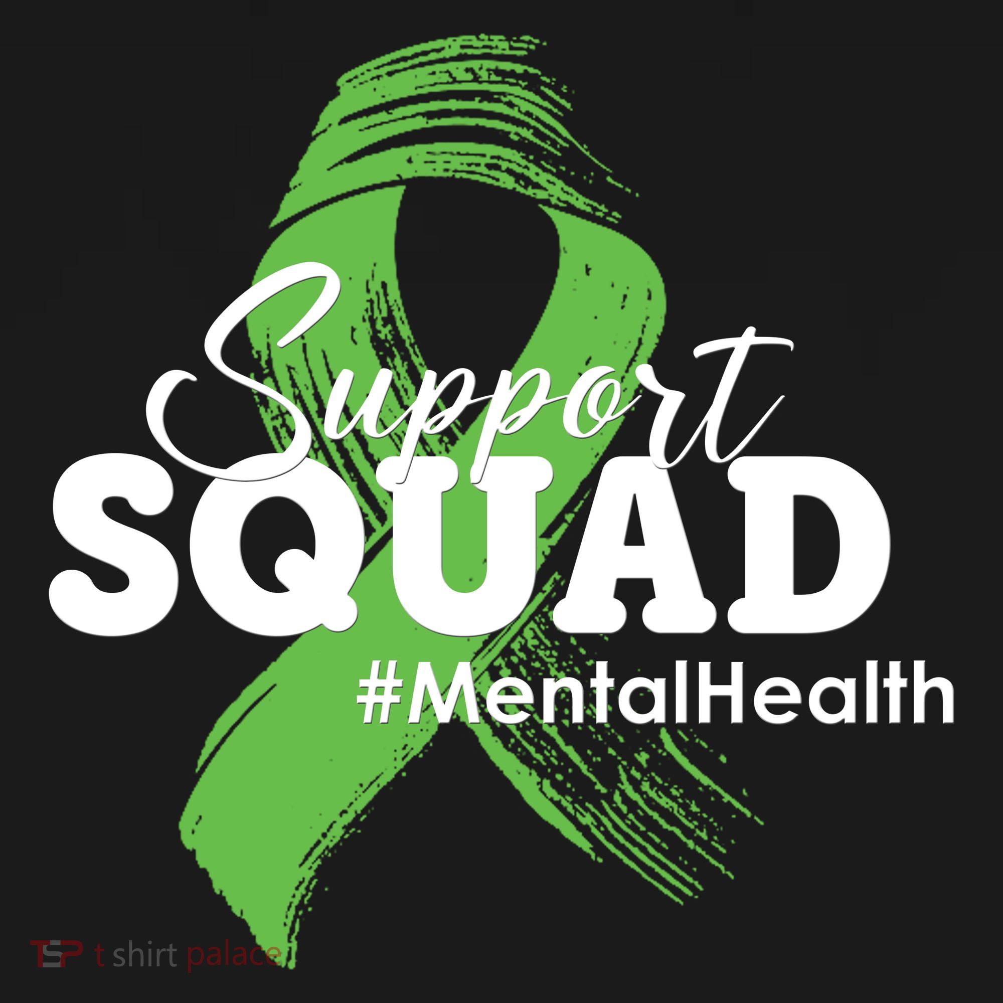 Support Squad Mental Health Awareness Ribbon Backpack