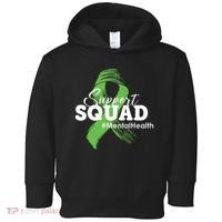 Support Squad Mental Health Awareness Ribbon Toddler Hoodie thumb 0