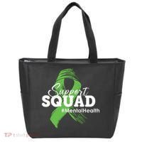 Support Squad Mental Health Awareness Ribbon Tote Bag thumb 0