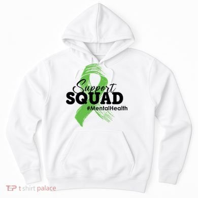 Support Squad Mental Health Awareness Ribbon Hoodie