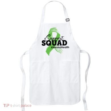 Support Squad Mental Health Awareness Ribbon Apron