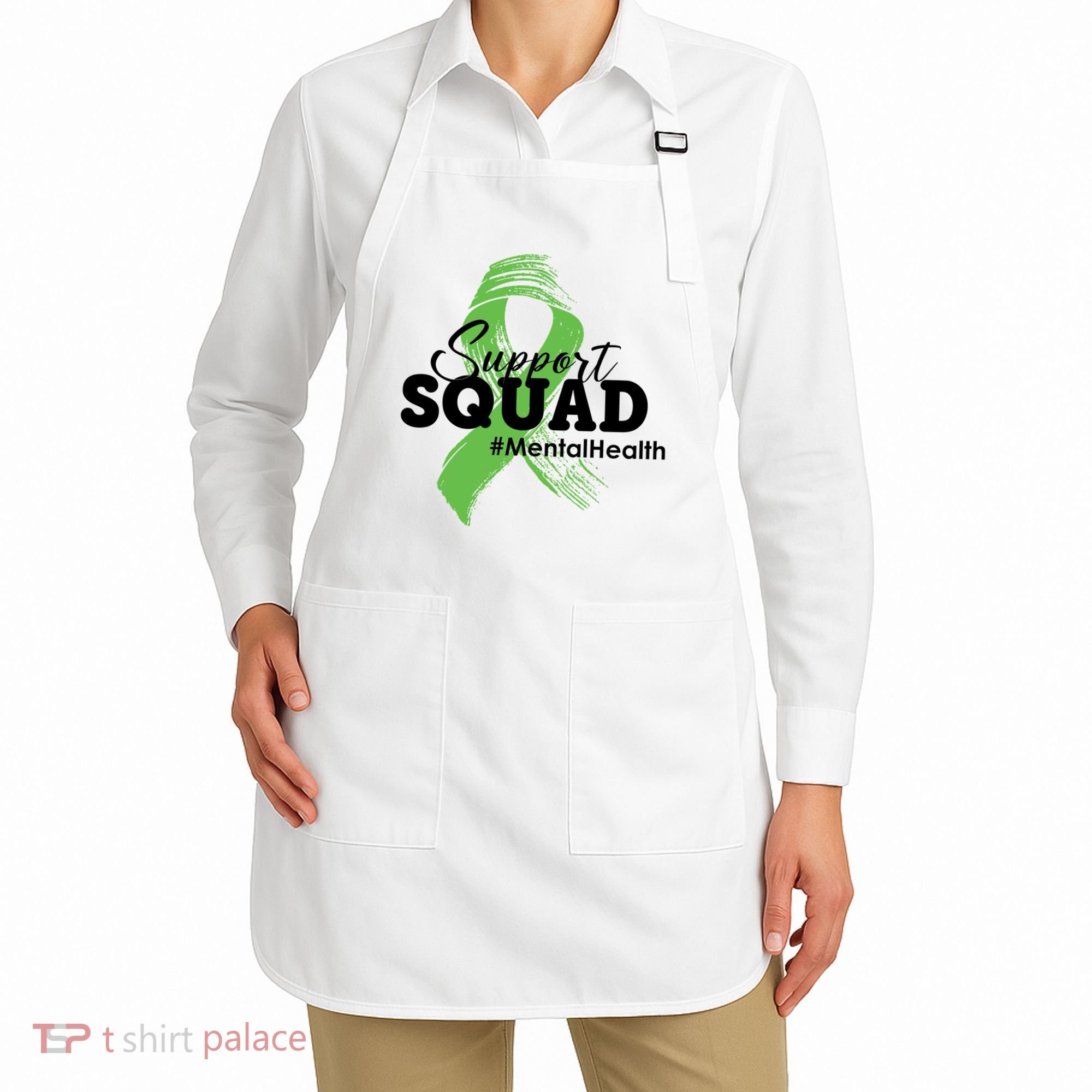 Support Squad Mental Health Awareness Ribbon Apron