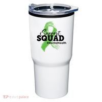 Support Squad Mental Health Awareness Ribbon Tumbler thumb 0