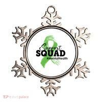 Support Squad Mental Health Awareness Ribbon Ornament thumb 0