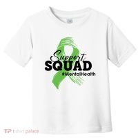 Support Squad Mental Health Awareness Ribbon Toddler T-Shirt thumb 0