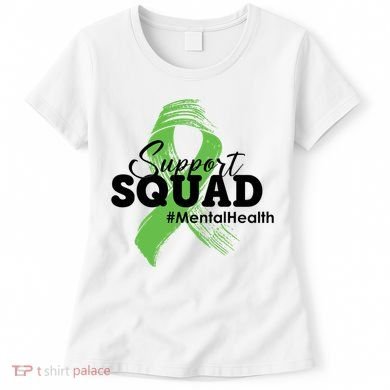 Support Squad Mental Health Awareness Ribbon Women's T-Shirt