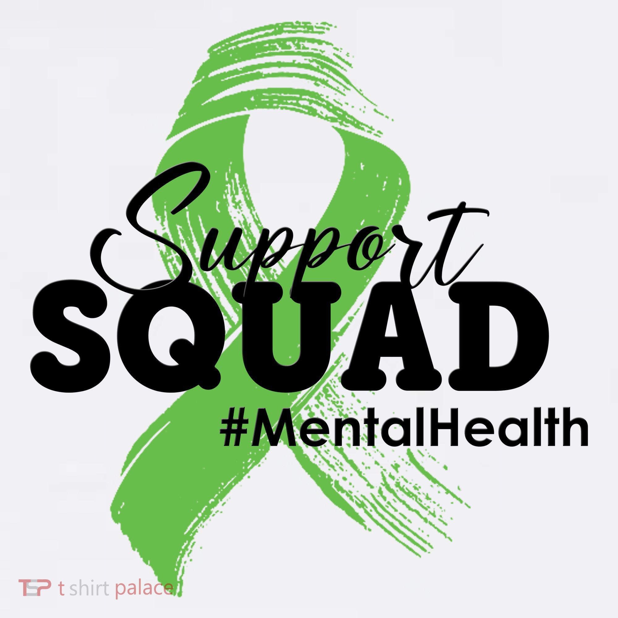 Support Squad Mental Health Awareness Ribbon Kids Sweatshirt