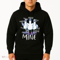 Seagull Saying Mine Funny Pigeon Retro Ocean Life Hoodie thumb 2