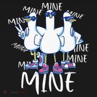 Seagull Saying Mine Funny Pigeon Retro Ocean Life Hoodie thumb 7