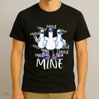 Seagull Saying Mine Funny Pigeon Retro Ocean Life T-Shirt thumb 3