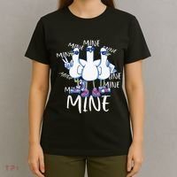 Seagull Saying Mine Funny Pigeon Retro Ocean Life T-Shirt thumb 4