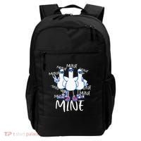 Seagull Saying Mine Funny Pigeon Retro Ocean Life Backpack thumb 0