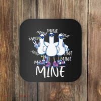 Seagull Saying Mine Funny Pigeon Retro Ocean Life Coaster thumb 0