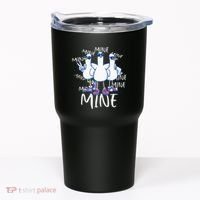 Seagull Saying Mine Funny Pigeon Retro Ocean Life Tumbler thumb 0