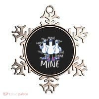 Seagull Saying Mine Funny Pigeon Retro Ocean Life Ornament thumb 0