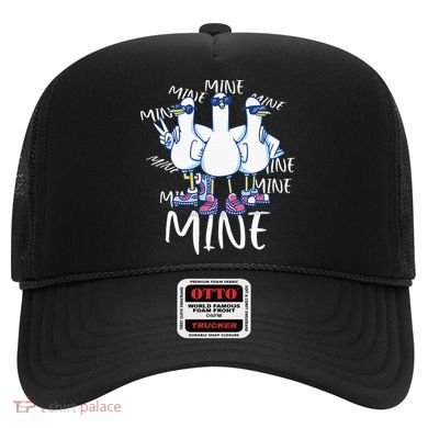 Seagull Saying Mine Funny Pigeon Retro Ocean Life Hat
